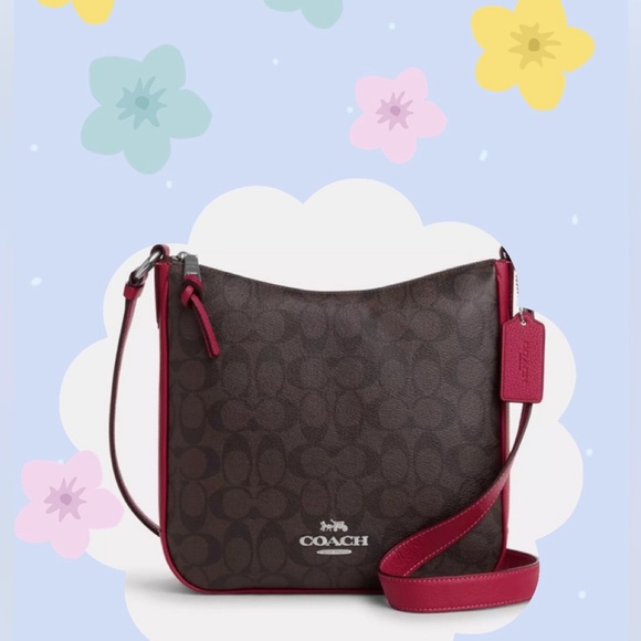 NWT Coach Elli File Bag In Signature Canvas crossbody, messenger bag - Picture 8 of 8